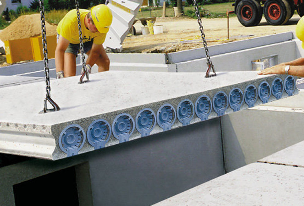монтаж бетонных перекрытий
